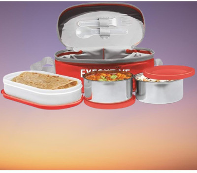 IDEAL PRIME SS2 LB_991 3 Containers Lunch Box(1000 ml, Thermoware)