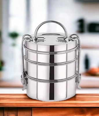 Sammyimpact Stainless_steel_LunchBox_SammyImpact_SI_0040 3 Containers Lunch Box(1001 ml)