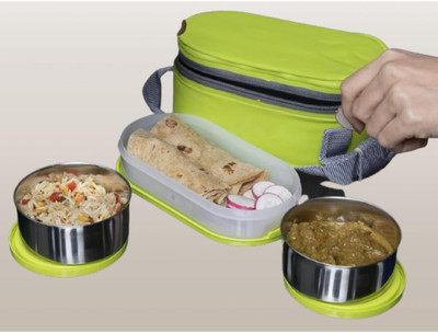 IDEAL PRIME SS2 LB_773 3 Containers Lunch Box(1000 ml, Thermoware)