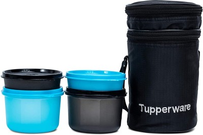 TUPPERWARE Plastic Xtreme Executive Lunch Set 4 Containers Lunch Box(160 ml)