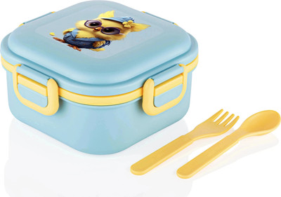 Thiwa BPA Free tiffin box School,Collage and Office with Two Spoon 1 Containers Lunch Box(800 ml, Thermoware)