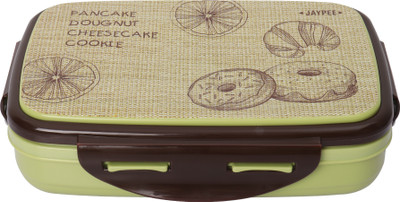 JAYPEE Ecosteel Jr Green 2 Containers Lunch Box(550 ml, Thermoware)