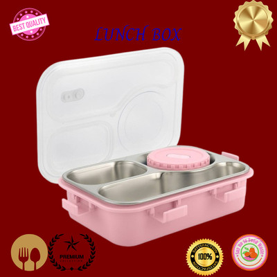 MOIRA INTERNATIONAL Insulated Lunch Box with Airtight Lid Bowl & Stainless Steel Liner Tiffin_A154 3 Containers Lunch Box(950 ml, Thermoware)