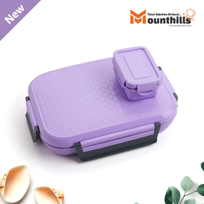 MOUNTHILLS P01 PURPLE BRT 2C LUNCH BOX 2 Containers Lunch Box(1180 ml)