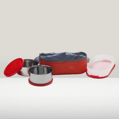 IDEAL PRIME SS2 LB_769 3 Containers Lunch Box(1000 ml, Thermoware)