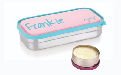 Mypro - Frankie Steel Lunchbox - With 1 Large & 1 Small Container - Leakproof 2 Containers Lunch Box(710 ml, Thermoware)