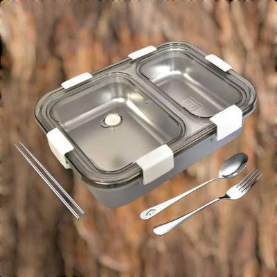 ZingZest Plastic Grocery Container  - 750 ml(Grey)