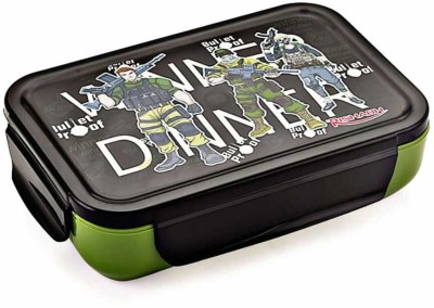 Rishabh Vying Smart Lock Glamour 950 ML Black Lunch Box 2 Containers Lunch Box(950 ml, Thermoware)