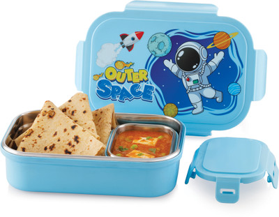 SUNLIFE - Munch Mate Inner Steel Tiffin Box - 1 Large & 1 Small Container - Leakproof 2 Containers Lunch Box(1150 ml, Thermoware)