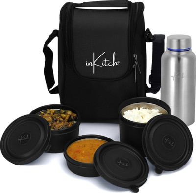 inKitch Tiffin Box / Water Bottle 4 Containers Lunch Box(1200 ml, Thermoware)