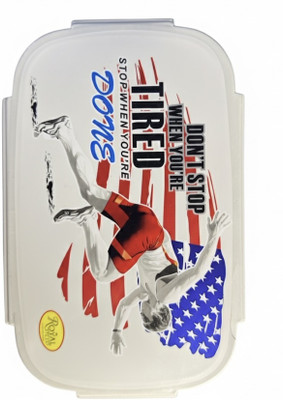 Gandhi global mart TIFFIN BOX FOR SCHOOL OR OFFICE WITH 2 CONTAINER WITH SPOON AND FORK 1 Containers Lunch Box(1100 ml, Thermoware)