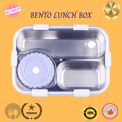 MOIRA INTERNATIONAL Lunch Box for Kids Compartment Insulated Stainless Steel Tiffin Box for KID_L322 3 Containers Lunch Box(750 ml, Thermoware)