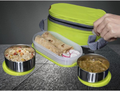 IDEAL PRIME SS2 LB_836 3 Containers Lunch Box(1000 ml, Thermoware)
