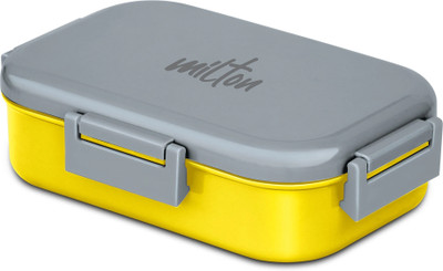 MILTON Senior Flatmate Inner Stainless Steel Tiffin Box, 700 ml, Yellow 1 Containers Lunch Box(700 ml, Thermoware)