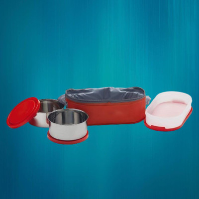 IDEAL PRIME SS2 LB_926 3 Containers Lunch Box(1000 ml, Thermoware)
