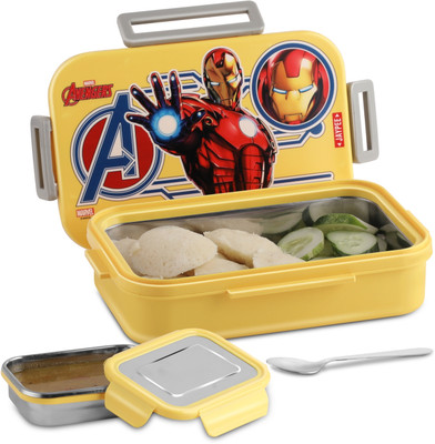 JAYPEE MAXTEEL Iron Man Lunch Box for School Goers Gifting Multiuse 1 Containers Lunch Box(900 ml)