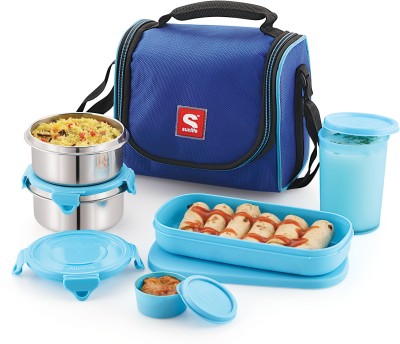 SUNLIFE - Refresh 6 Lunchbox Combo Set 6 - Insulated - Ideal For School,College & Office 5 Containers Lunch Box(350 ml, Thermoware)