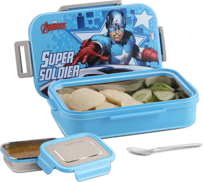 JAYPEE MAXTEEL Captain America Lunch Box for School Goers Gifting Multiuse 1 Containers Lunch Box(900 ml)