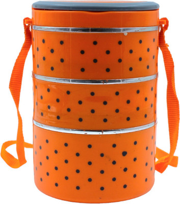 EazyClean 3 Layer Lunch Box Random Color 4 Containers Lunch Box(800 ml)