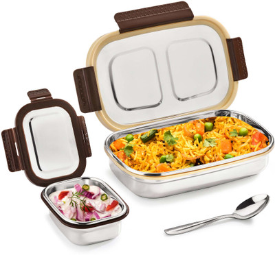 Pratap Eat Smart (With Separate 190ml Box) 2 Containers Lunch Box(1030 ml)