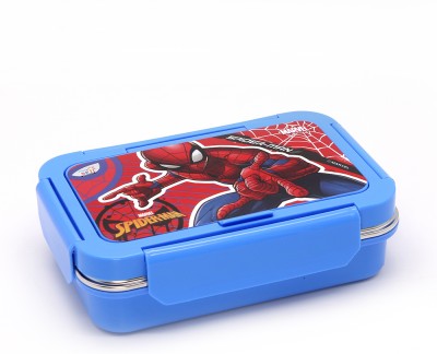 SKI Steel Happy Meal 2 compartment Insulated Steel Lunch Box - Spiderman 1 Containers Lunch Box(750 ml, Thermoware)