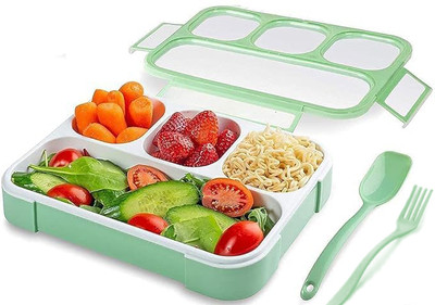 JIGGL Plastic Fridge Container  - 1000 ml(Multicolor)