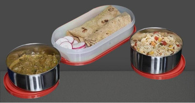 IDEAL PRIME SS2 LB_849 3 Containers Lunch Box(1000 ml, Thermoware)
