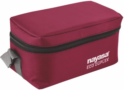 NAYASA Eco duplex lunch box red 3 Containers Lunch Box(350 ml, Thermoware)