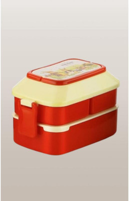 Sinternationai Lunchbox_3 container_Red_24 3 Containers Lunch Box(1200 ml)