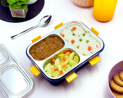 Opulent lunch container lunch box 3 Containers Lunch Box(750 ml, Thermoware)