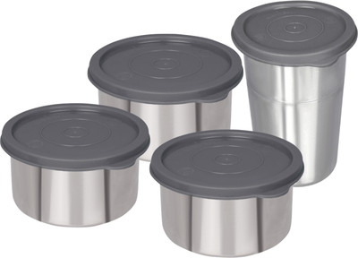 Osiya GREY Lunch Box With Glass Tumbler -1650ML 1 Containers Lunch Box(1650 ml)