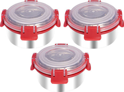 Granify Leak and lock container airtight box 3 Containers Lunch Box(350 ml)
