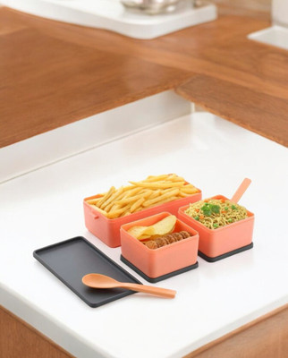 JORDY Lunch box 3pc Container-48 3 Containers Lunch Box(750 ml)