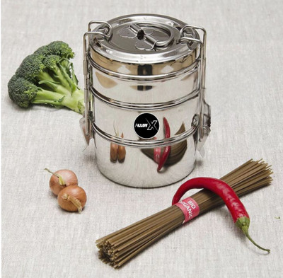 alloyx Lunch Box Stainless Steel_TIFFIN 3 Containers Lunch Box(1200 ml)