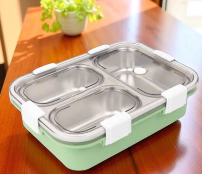 HPHCRAFTT Stainless_Steel_Lunch box_A177 3 Containers Lunch Box(1001 ml)