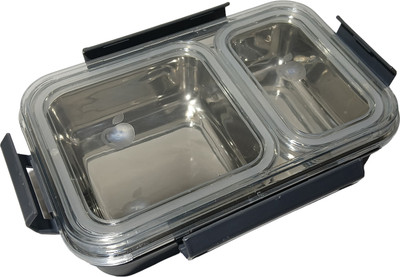 houselean DuoServe 600 2 Containers Lunch Box(600 ml)