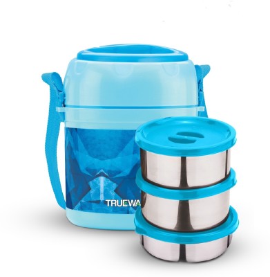 Trueware Fresh Meal Plus 2 Stainless Steel Leak Proof, BPA Free, 3 Containers Lunch Box 3 Containers Lunch Box(800 ml, Thermoware)