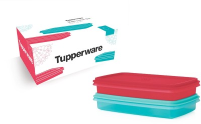 s.m.mart TUPPERWARE SLEEK LUNCH BOX NEW COLLECTION SF2 fruit container 2 Containers Lunch Box(1400 ml)