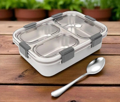 HPHCRAFTT Stainless_Steel_Lunch box_A1 3 Containers Lunch Box(1001 ml)