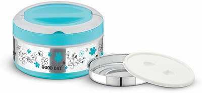 Good Day Jr Insulated Inner Stainless Steel Tiffin Box For Kids 2 Containers Lunch Box(960 ml, Thermoware)