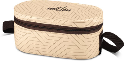 MILTON Executive Lunch Tiffin, 2 Round Containers, 280ml Each, 1 Oval Container, 450ml 3 Containers Lunch Box(1010 ml)