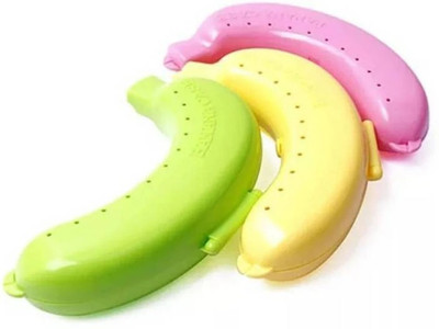 DJRetails BANANA_CASE03_New 3 Containers Lunch Box(300 ml)