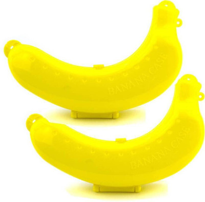 DJRetails Kitchenware Banana Storage Container Fruit Storage, Plastic Case_58 1 Containers Lunch Box(300 ml)