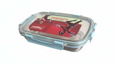 Aramex Stainless-Steel Leak-Proof Lunch Box for Office 1 Containers Large Blue-Silver 1 Containers Lunch Box(1500 ml, Thermoware)