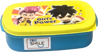 Ambika Sales FIRST SMILE Girls Power 1 Containers Lunch Box(400 ml)