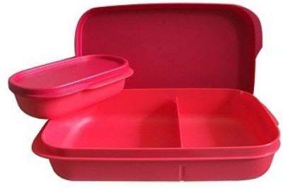 TUPPERWARE Plastic My lunch Tiffin 2 Containers Lunch Box(1 L)