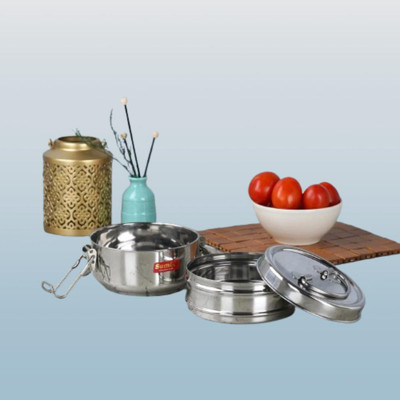 IDEAL PRIME SS 2 L Box A122 2 Containers Lunch Box(1000 ml, Thermoware)
