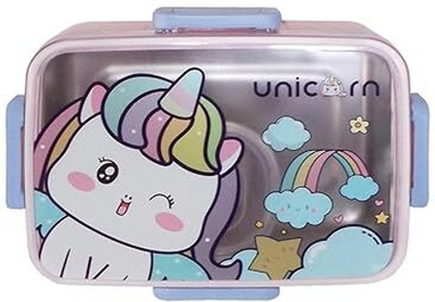 stupefying Panda Cartoon Printed Stainless Steel Container Lunch Box 1 Containers Lunch Box(700 ml)