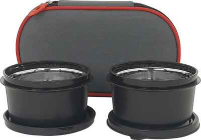 Zillara Microwave Safe Tiffin box with Bag 2 Containers Lunch Box(1200 ml, Thermoware)