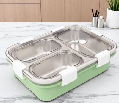 HPHCRAFTT Stainless_Steel_Lunch box_A179 3 Containers Lunch Box(1001 ml)
